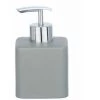 WENKO Distributeur Savon Liquide Hexa, Capacité 290 Ml, Céramique, 7,5x13x8,5 Cm, Gris 2 WENKO Distributeur Savon Liquide Hexa, Capacité 290 Ml, Céramique, 7,5x13x8,5 Cm, Gris -WENKO Soldes 16526895 1