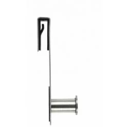 WENKO Patère Porte Serviette Celano, Patère De Porte à Suspendre, Fixation Sans Perçage, Crochet Porte Manteaux à Suspendre à La Paroi De Douche, Acier Inoxydable, 4x12,5x5 Cm, Mat -WENKO Soldes 16526906 3