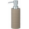 WENKO Distributeur Savon Liquide Mila, Capacité 260 Ml, Céramique, 6x18,5x8 Cm, Sable 1 WENKO Distributeur Savon Liquide Mila, Capacité 260 Ml, Céramique, 6x18,5x8 Cm, Sable -WENKO Soldes 16526913 1