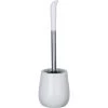 WENKO Porte Brosse WC Sydney, Brosse WC Silicone Noire, Céramique "soft Touch", Ø 12,5x39,5 Cm, Blanc Brillant 2 WENKO Porte Brosse WC Sydney, Brosse WC Silicone Noire, Céramique "soft Touch", Ø 12,5x39,5 Cm, Blanc Brillant -WENKO Soldes 16526932 1
