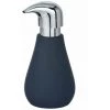 WENKO Distributeur Savon Liquide Sydney, Capacité 320 Ml, Céramique "soft Touch", 8,5x17x9 Cm, Bleu Foncé Mat -WENKO Soldes 16526940 1