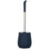 WENKO Porte Brosse WC Sydney, Brosse WC Silicone Noire, Céramique "soft Touch", Ø 12,5x39,5 Cm, Bleu Foncé Mat 2 WENKO Porte Brosse WC Sydney, Brosse WC Silicone Noire, Céramique "soft Touch", Ø 12,5x39,5 Cm, Bleu Foncé Mat -WENKO Soldes 16526941 1