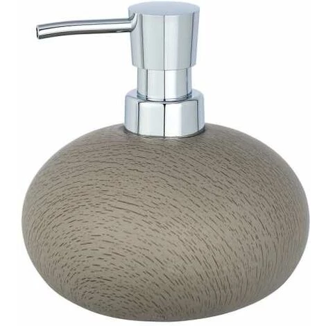 WENKO Distributeur Savon Liquide Joy, Capacité 300 Ml, Ciment, Ø 12x12,5 Cm, Taupe 3 WENKO Distributeur Savon Liquide Joy, Capacité 300 Ml, Ciment, Ø 12x12,5 Cm, Taupe