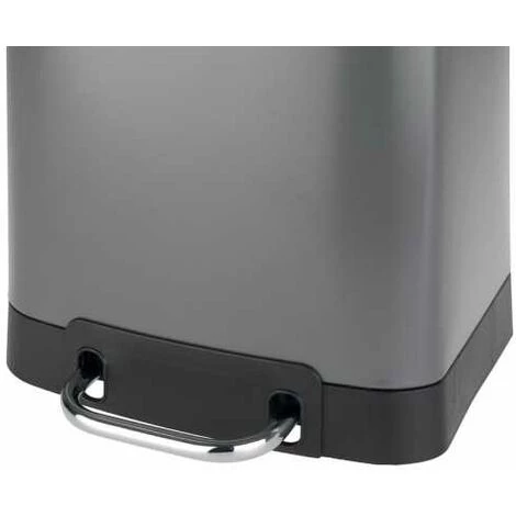 WENKO Poubelle Salle De Bain à Pédale Avec Frein De Chute Easy-Close Studio, Petite Poubelle Capacité 6L, Acier, 23x32x22,5 Cm, Gris Mat 7 WENKO Poubelle Salle De Bain à Pédale Avec Frein De Chute Easy-Close Studio, Petite Poubelle Capacité 6L, Acier, 23x32x22,5 Cm, Gris Mat – Image 5