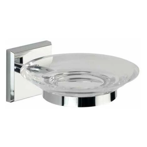 WENKO Porte Savon Mural Laceno, Power-Loc®fixation Sans Perçage, Plastique, 13x5,6x14 Cm, Chromé 3 WENKO Porte Savon Mural Laceno, Power-Loc®fixation Sans Perçage, Plastique, 13x5,6x14 Cm, Chromé