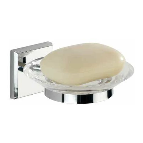 WENKO Porte Savon Mural Laceno, Power-Loc®fixation Sans Perçage, Plastique, 13x5,6x14 Cm, Chromé 5 WENKO Porte Savon Mural Laceno, Power-Loc®fixation Sans Perçage, Plastique, 13x5,6x14 Cm, Chromé – Image 3