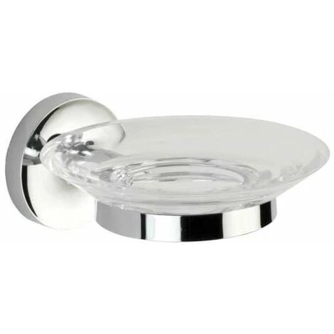 WENKO Porte Savon Mural Arcole, Power-Loc®fixation Sans Perçage, Plastique, 13x5,8x14 Cm, Chromé 3 WENKO Porte Savon Mural Arcole, Power-Loc®fixation Sans Perçage, Plastique, 13x5,8x14 Cm, Chromé