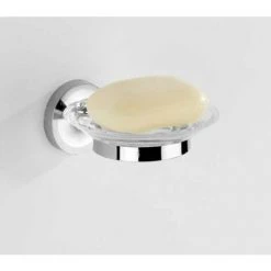 WENKO Porte Savon Mural Arcole, Power-Loc®fixation Sans Perçage, Plastique, 13x5,8x14 Cm, Chromé 10 WENKO Porte Savon Mural Arcole, Power-Loc®fixation Sans Perçage, Plastique, 13x5,8x14 Cm, Chromé -WENKO Soldes 16527128 4