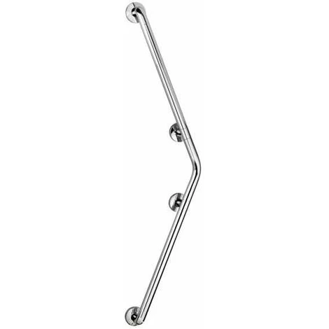 WENKO Barre D'appui Douche Et WC Secura, Poignée De Sécurité Salle De Bain D'angle, Aluminium, 124x25x8,2 Cm, Chromé 3 WENKO Barre D'appui Douche Et WC Secura, Poignée De Sécurité Salle De Bain D'angle, Aluminium, 124x25x8,2 Cm, Chromé