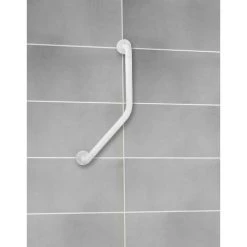 WENKO Barre D'appui Douche Et WC Secura, Poignée De Sécurité Salle De Bain D'angle, Aluminium, 68x8,2x17 Cm Blanc 5 WENKO Barre D'appui Douche Et WC Secura, Poignée De Sécurité Salle De Bain D'angle, Aluminium, 68x8,2x17 Cm Blanc -WENKO Soldes 16527166 2