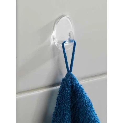 WENKO Crochet Maxi Transparent, Lot De 2 Pièces 5 WENKO Crochet Maxi Transparent, Lot De 2 Pièces – Image 3