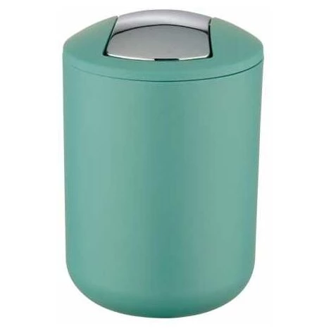 WENKO Mini Poubelle Salle De Bain, Poubelle à Couvercle Basculant Brasil, 2L, Plastique, 14x21x14 Cm, Vert 7 WENKO Mini Poubelle Salle De Bain, Poubelle à Couvercle Basculant Brasil, 2L, Plastique, 14x21x14 Cm, Vert – Image 5