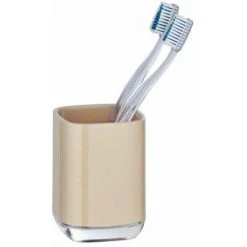 WENKO Porte Brosse à Dent Masone, Gobelet Brosse à Dent, Plastique Sans BPA, 5x10,5x7,5 Cm, Sable 8 WENKO Porte Brosse à Dent Masone, Gobelet Brosse à Dent, Plastique Sans BPA, 5x10,5x7,5 Cm, Sable -WENKO Soldes 16527285 2