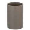 WENKO Gobelet Salle De Bain Polaris, Porte Brosse à Dent, Céramique, ø7,5x11 Cm, Taupe Mat 1 WENKO Gobelet Salle De Bain Polaris, Porte Brosse à Dent, Céramique, ø7,5x11 Cm, Taupe Mat -WENKO Soldes 16527335 1