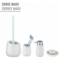 WENKO Distributeur Savon Liquide Badi, Capacité 320 Ml, Céramique, 9,5x16x8 Cm, Blanc Mat 11 WENKO Distributeur Savon Liquide Badi, Capacité 320 Ml, Céramique, 9,5x16x8 Cm, Blanc Mat -WENKO Soldes 16527353 5