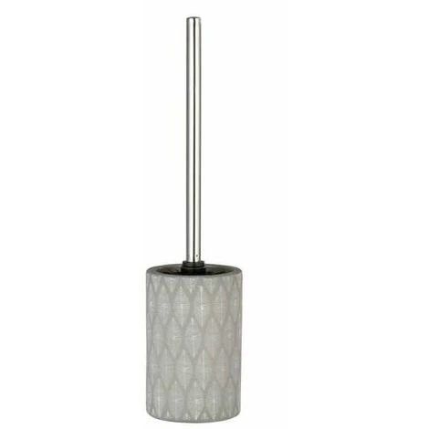 WENKO Porte Brosse WC Tupian, Brosse WC Noire, Céramique, Ø 10x43 Cm, Gris 3 WENKO Porte Brosse WC Tupian, Brosse WC Noire, Céramique, Ø 10x43 Cm, Gris
