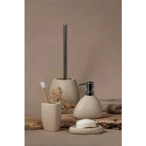 WENKO Gobelet Salle De Bain Pion, Porte Brosse à Dent, Céramique, 7,6x10,9x7,4 Cm, Beige 7 WENKO Gobelet Salle De Bain Pion, Porte Brosse à Dent, Céramique, 7,6x10,9x7,4 Cm, Beige – Image 5