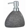 WENKO Distributeur Savon Liquide Pion, Capacité 360 Ml, Céramique, 11,5x14,5x9 Cm, Gris -WENKO Soldes 16527403 1