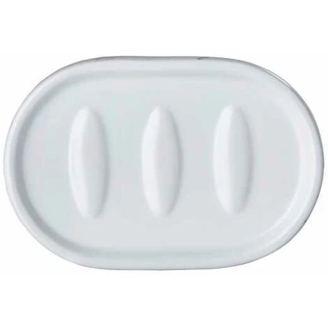 WENKO Porte Savon Adrada, Porte Savon Céramique Aspect Marbre, 12x3x8 Cm, Gris - Blanc 5 WENKO Porte Savon Adrada, Porte Savon Céramique Aspect Marbre, 12x3x8 Cm, Gris - Blanc – Image 3