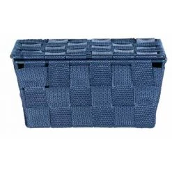 WENKO Panier De Rangement Salle De Bain Avec Couvercle Adria, Petite Boite De Rangement, Polypropylène, 19x14x10 Cm, Bleu Foncé 7 WENKO Panier De Rangement Salle De Bain Avec Couvercle Adria, Petite Boite De Rangement, Polypropylène, 19x14x10 Cm, Bleu Foncé -WENKO Soldes 16527492 2