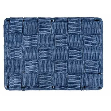 WENKO Panier De Rangement Salle De Bain Avec Couvercle Adria, Petite Boite De Rangement, Polypropylène, 19x14x10 Cm, Bleu Foncé 5 WENKO Panier De Rangement Salle De Bain Avec Couvercle Adria, Petite Boite De Rangement, Polypropylène, 19x14x10 Cm, Bleu Foncé – Image 3