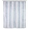 WENKO Rideau De Douche Original Concrete, Rideau De Douche Lavable En Machine Et Waterproof, 12 Anneaux Rideau De Douche En Plastique Blanc Inclus, 100% Polyester Effet Béton, 180x200 Cm, Gris -WENKO Soldes 16527497 1