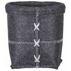 WENKO Panier Feutrine Mara, Panier De Rangement En Feutre S, Vide Poche, Polyester, 15x15 Cm, Anthracite 10 WENKO Panier Feutrine Mara, Panier De Rangement En Feutre S, Vide Poche, Polyester, 15x15 Cm, Anthracite -WENKO Soldes 16527506 4