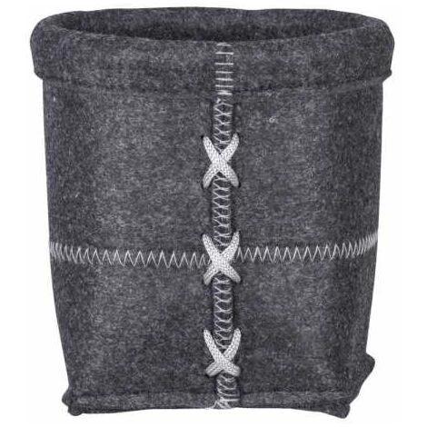 WENKO Panier Feutrine Mara, Panier De Rangement En Feutre S, Vide Poche, Polyester, 15x15 Cm, Anthracite 6 WENKO Panier Feutrine Mara, Panier De Rangement En Feutre S, Vide Poche, Polyester, 15x15 Cm, Anthracite – Image 4