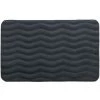 WENKO Tapis De Bain Mémoire De Forme Waves, Tapis Salle De Bain Antidérapant, Polyester, 50x80 Cm, Anthracite 2 WENKO Tapis De Bain Mémoire De Forme Waves, Tapis Salle De Bain Antidérapant, Polyester, 50x80 Cm, Anthracite -WENKO Soldes 16527556 1