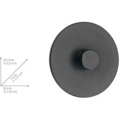 WENKO Adaptateur Turbo-Loc Pour Série Classic Plus, Lot De 2, Fixation Sans Perçage - Pastilles Adhésives, Fixation Extrêmement Forte Sur Toutes Les Surfaces Lisses, Plastique, Ø 6,3x1,4 Cm, Noir 9 WENKO Adaptateur Turbo-Loc Pour Série Classic Plus, Lot De 2, Fixation Sans Perçage - Pastilles Adhésives, Fixation Extrêmement Forte Sur Toutes Les Surfaces Lisses, Plastique, Ø 6,3x1,4 Cm, Noir -WENKO Soldes 16527576 4