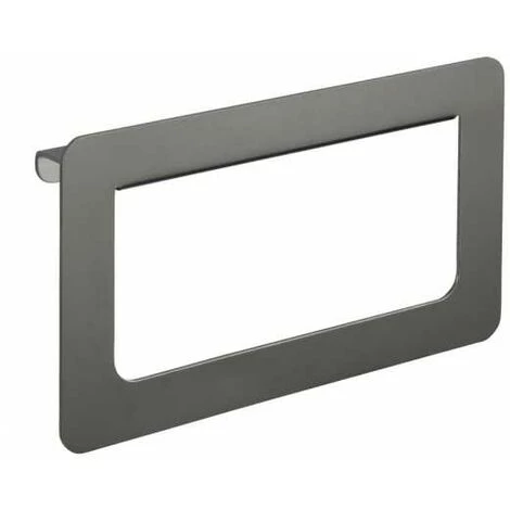 WENKO Porte Serviettes Salle De Bain Mural Uno Montella, Anneau Porte Serviette Salle De Bain Mural, Aluminium, 27x16x8 Cm, Anthracite 3 WENKO Porte Serviettes Salle De Bain Mural Uno Montella, Anneau Porte Serviette Salle De Bain Mural, Aluminium, 27x16x8 Cm, Anthracite