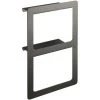 WENKO Porte Serviettes Salle De Bain Mural Duo Montella, Anneau Porte Serviette Salle De Bain Mural, Aluminium, 27x44x12 Cm, Anthracite -WENKO Soldes 16527588 1
