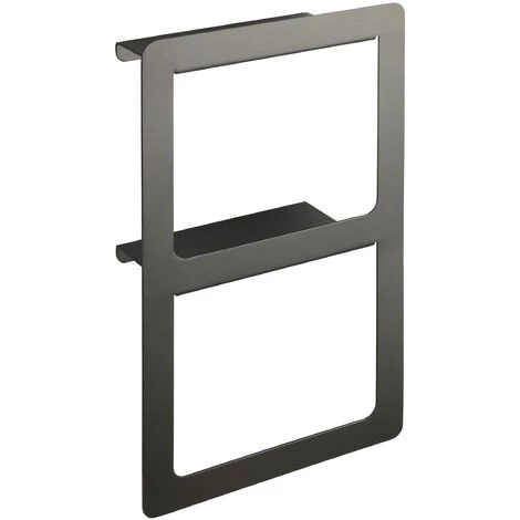 WENKO Porte Serviettes Salle De Bain Mural Duo Montella, Anneau Porte Serviette Salle De Bain Mural, Aluminium, 27x44x12 Cm, Anthracite 3 WENKO Porte Serviettes Salle De Bain Mural Duo Montella, Anneau Porte Serviette Salle De Bain Mural, Aluminium, 27x44x12 Cm, Anthracite