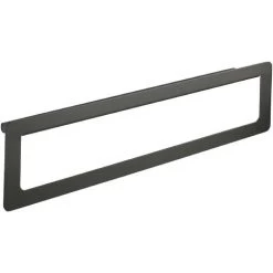 WENKO Porte Serviettes Salle De Bain Mural Avec étagère Salle De Bain Murale Montella, Aluminium, 61x16x8 Cm, Anthracite