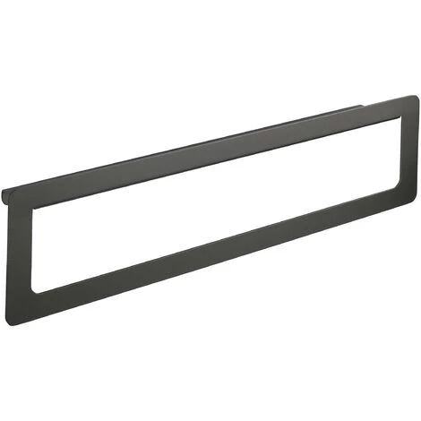 WENKO Porte Serviettes Salle De Bain Mural Avec étagère Salle De Bain Murale Montella, Aluminium, 61x16x8 Cm, Anthracite 3 WENKO Porte Serviettes Salle De Bain Mural Avec étagère Salle De Bain Murale Montella, Aluminium, 61x16x8 Cm, Anthracite