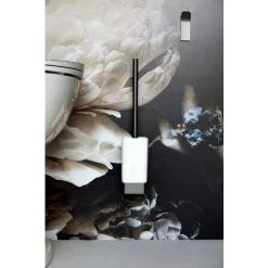 WENKO Brosse WC Murale Montella, Brosse WC Suspendue, Brosse WC Noire, Aluminium - Céramique, 7,3x40x10,3 Cm, Anthracite - Blanc 10 WENKO Brosse WC Murale Montella, Brosse WC Suspendue, Brosse WC Noire, Aluminium - Céramique, 7,3x40x10,3 Cm, Anthracite - Blanc -WENKO Soldes 16527592 4