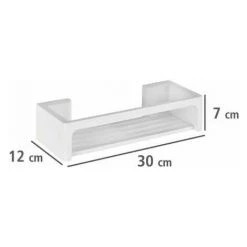 WENKO Etagère De Douche Murale Sans Perçage Bralia, Panier De Douche Fixation Sans Perçage Power-Loc®, Plastique, 30x8,5x12 Cm, Blanc 10 WENKO Etagère De Douche Murale Sans Perçage Bralia, Panier De Douche Fixation Sans Perçage Power-Loc®, Plastique, 30x8,5x12 Cm, Blanc -WENKO Soldes 16527596 4