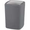 WENKO Petite Poubelle Salle De Bain Barcelona, Poubelle à Couvercle Basculant, Capacité 8.5L, Plastique Incassable Sans BPA, 20,5x28,5x20,5 Cm, Anthracite 2 WENKO Petite Poubelle Salle De Bain Barcelona, Poubelle à Couvercle Basculant, Capacité 8.5L, Plastique Incassable Sans BPA, 20,5x28,5x20,5 Cm, Anthracite -WENKO Soldes 16527637 1