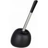 WENKO Porte Brosse WC Céramique Polaris, Brosse WC Noire, Céramique, 5x36x14,5 Cm, Noir Mat -WENKO Soldes 16527650 1