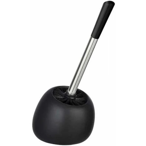 WENKO Porte Brosse WC Céramique Polaris, Brosse WC Noire, Céramique, 5x36x14,5 Cm, Noir Mat 3 WENKO Porte Brosse WC Céramique Polaris, Brosse WC Noire, Céramique, 5x36x14,5 Cm, Noir Mat