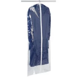 WENKO Housse De Vêtements Transparente à Suspendre, Housse De Protection Pour Costume Avec Fermeture éclair Et Ouverture Pour Cintre, Plastique, 150x60 Cm, Transparent 9 WENKO Housse De Vêtements Transparente à Suspendre, Housse De Protection Pour Costume Avec Fermeture éclair Et Ouverture Pour Cintre, Plastique, 150x60 Cm, Transparent -WENKO Soldes 16527680 4