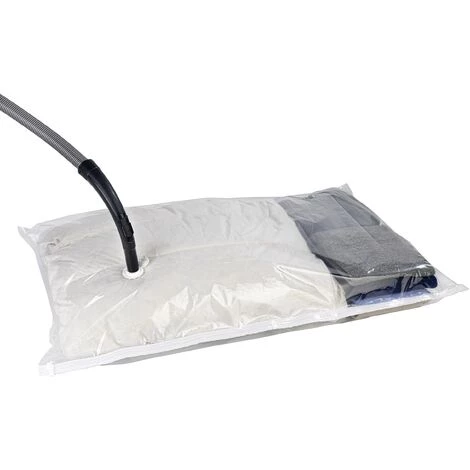 WENKO Sac De Rangement Sous Vide, 75% Gain De Place, 135x90 Cm 3 WENKO Sac De Rangement Sous Vide, 75% Gain De Place, 135x90 Cm