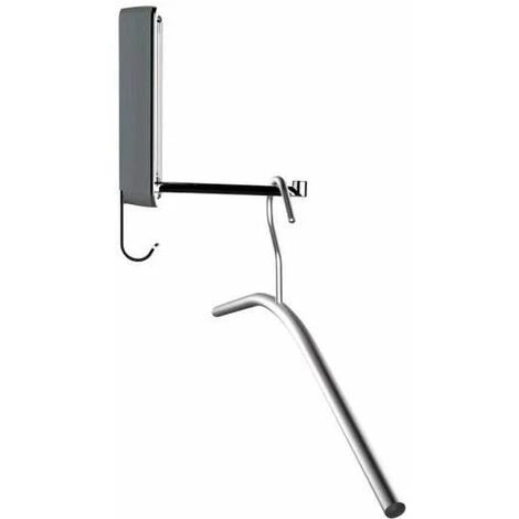 WENKO Crochet Rabattable Premium SIGMA, Crochet Porte Manteau Pour L'entrée Ou Le Dressing - Crochet Porte Serviette Pour La Salle De Bain, Vis Fournies, Plastique - Métal, 2,5x18x2,5 Cm, Gris 6 WENKO Crochet Rabattable Premium SIGMA, Crochet Porte Manteau Pour L'entrée Ou Le Dressing - Crochet Porte Serviette Pour La Salle De Bain, Vis Fournies, Plastique - Métal, 2,5x18x2,5 Cm, Gris – Image 4