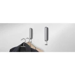 WENKO Crochet Rabattable Premium SIGMA, Crochet Porte Manteau Pour L'entrée Ou Le Dressing - Crochet Porte Serviette Pour La Salle De Bain, Vis Fournies, Plastique - Métal, 2,5x18x2,5 Cm, Gris 11 WENKO Crochet Rabattable Premium SIGMA, Crochet Porte Manteau Pour L'entrée Ou Le Dressing - Crochet Porte Serviette Pour La Salle De Bain, Vis Fournies, Plastique - Métal, 2,5x18x2,5 Cm, Gris -WENKO Soldes 16527721 5