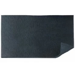 WENKO Filtre à Charbon Pour Hotte, Filtre Charbon Actif Anti Odeur, Pour Les Hottes De Taille Standard Jusqu'à 60 Cm, Polyester, 57x47 Cm, Noir