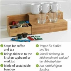 WENKO Rangement En Bambou Pour Café Et Thé 9 WENKO Rangement En Bambou Pour Café Et Thé -WENKO Soldes 16527770 3