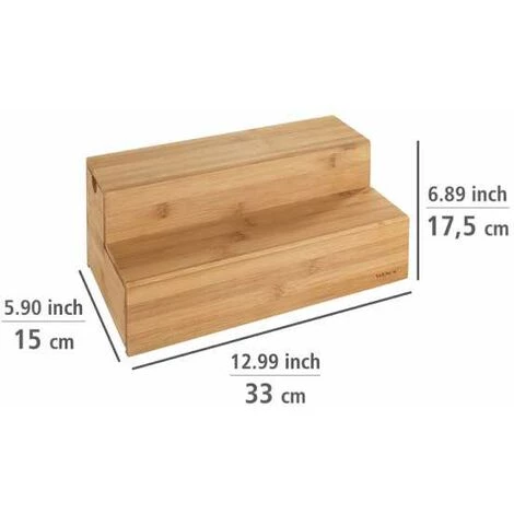 WENKO Rangement En Bambou Pour Café Et Thé 6 WENKO Rangement En Bambou Pour Café Et Thé – Image 4