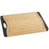 WENKO Planche à Découper Bois Bambou, Planche à Découper Avec Surface Antidérapante L, Bambou, 39,5x28cm, Noir - Marron -WENKO Soldes 16527794 1