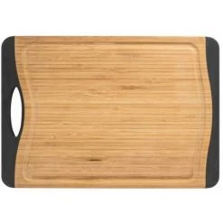 WENKO Planche à Découper Bois Bambou, Planche à Découper Avec Surface Antidérapante L, Bambou, 39,5x28cm, Noir - Marron 8 WENKO Planche à Découper Bois Bambou, Planche à Découper Avec Surface Antidérapante L, Bambou, 39,5x28cm, Noir - Marron -WENKO Soldes 16527794 2