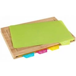 WENKO Planche à Découper Bella, Planche à Découper Anticontamination, Lot De 4 Couleurs, Bambou - Plastique, 32,5x2,3x22,5 Cm, Marron - Multicolore 9 WENKO Planche à Découper Bella, Planche à Découper Anticontamination, Lot De 4 Couleurs, Bambou - Plastique, 32,5x2,3x22,5 Cm, Marron - Multicolore -WENKO Soldes 16527795 3